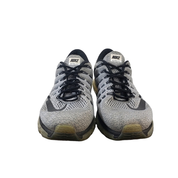 Nike Mens Size 14 Air Max 2016 Black and White Running Sneakers - Picture 3 of 9